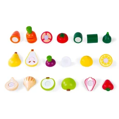 Kids Janod Green Market Fruit And Vegetable Maxi Set