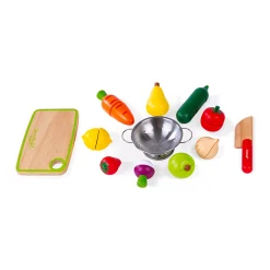 Kids Janod Green Market Fruit And Vegetable Maxi Set