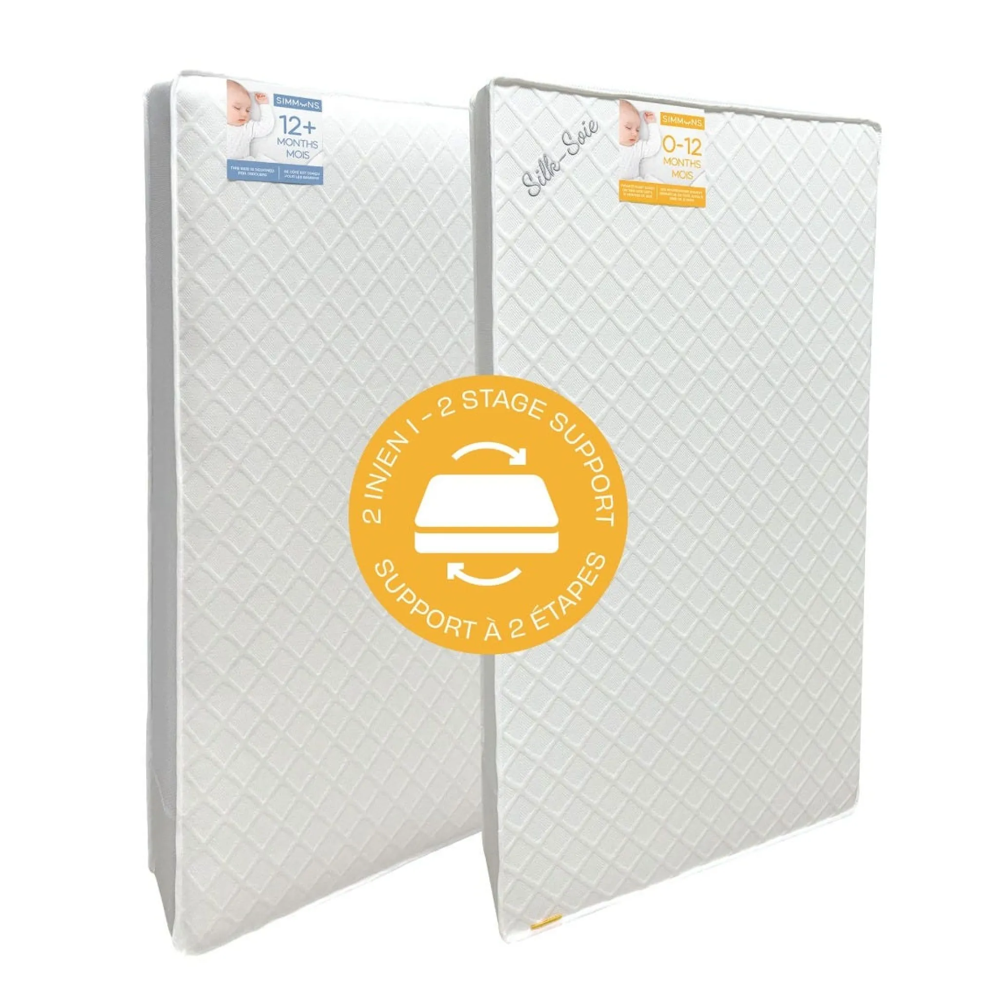 Jupiter Mattresses|Cribs & Mattresses>GREENGUARD Gold Certified Baby Mattress - Argentum