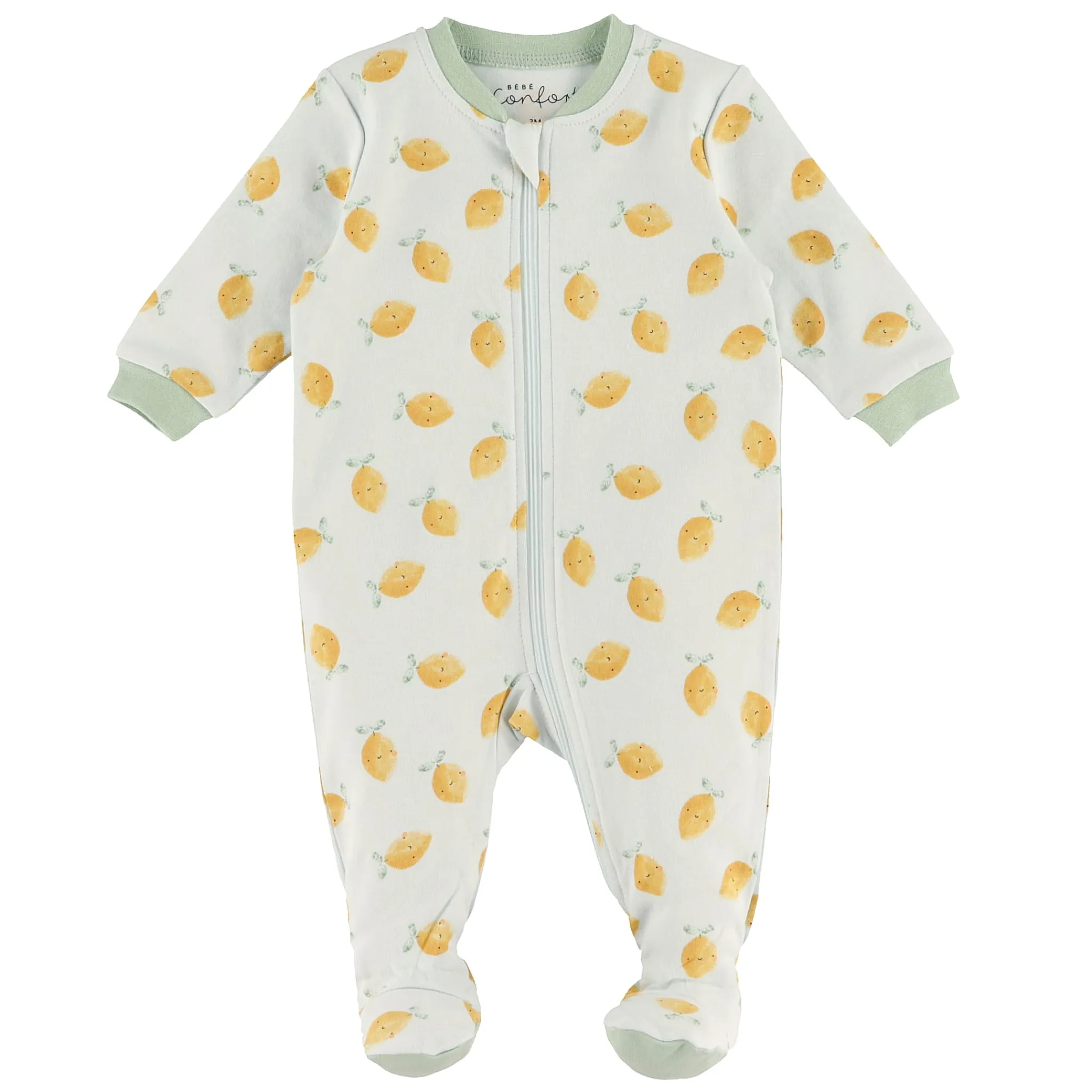 BOY Bebe Confort Pajamas|Pyjamas>Guacamole Lemons Pajamas 0-30m