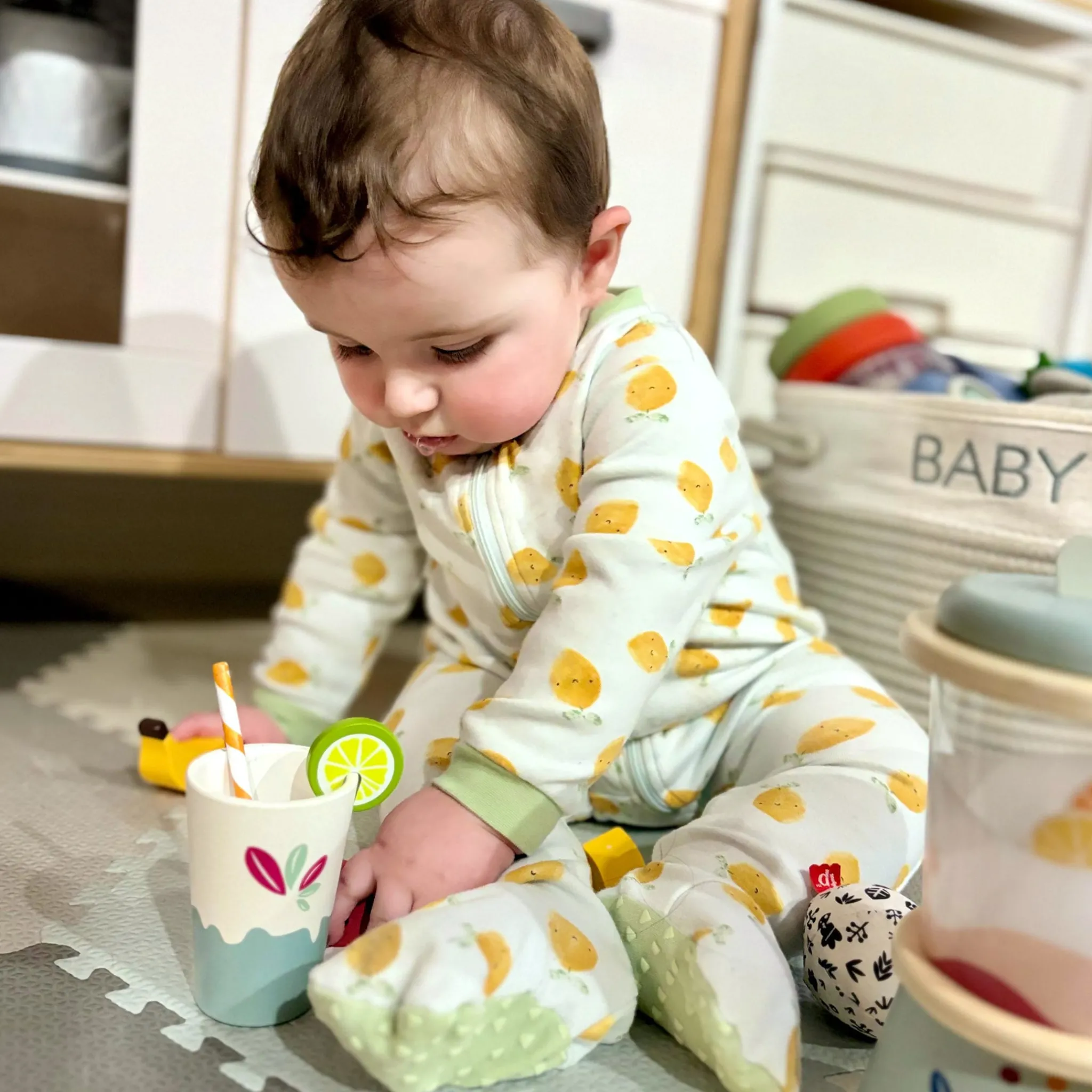 BOY Bebe Confort Pajamas|Pyjamas>Guacamole Lemons Pajamas 0-30m