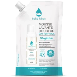 Kids Bebe hibou Hair and Body Gentle Cleansing Foam Recharge 1L