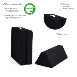 Go Coconut Half Modular Sofa - Blackberry Shadow