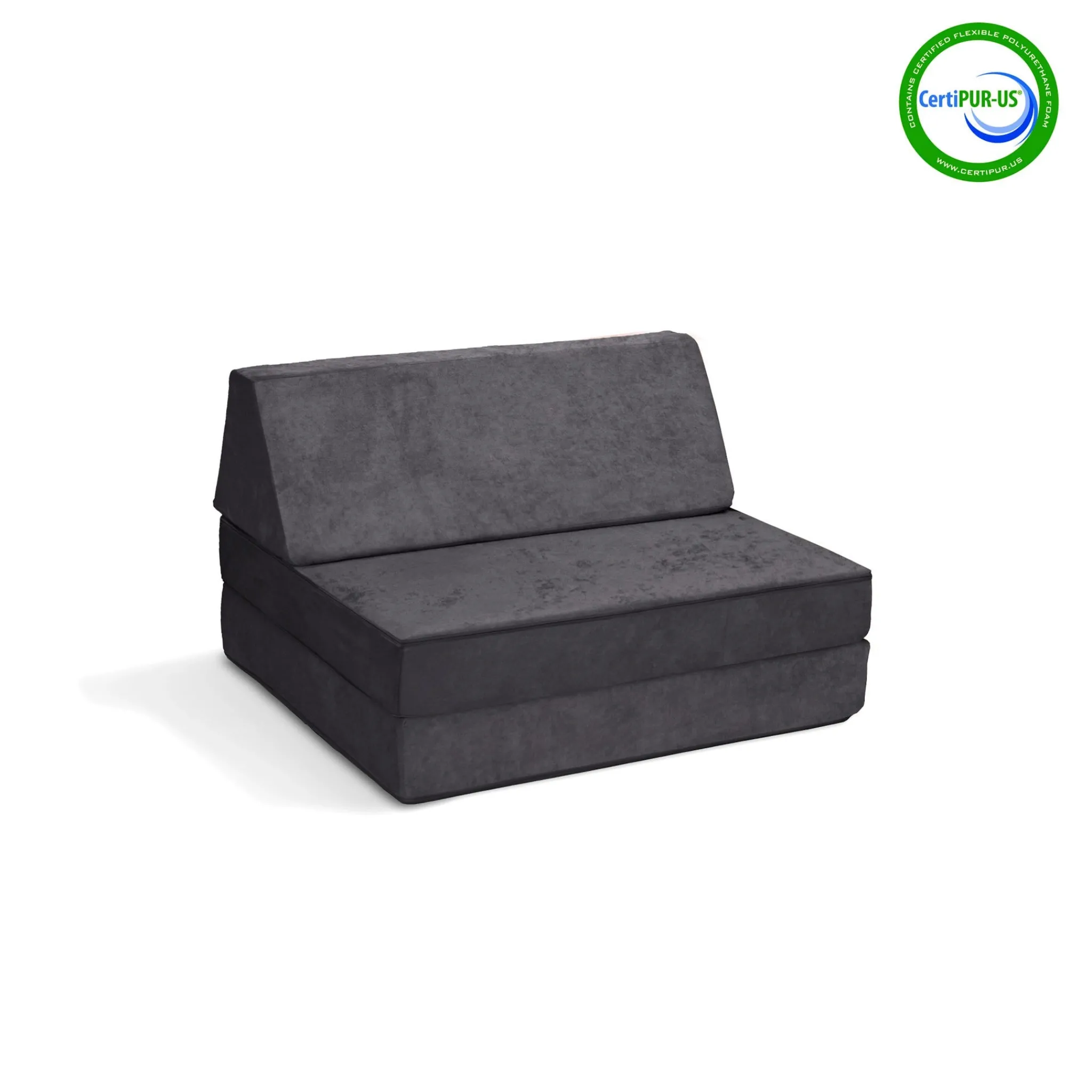 Go Coconut Kid'S Tables & Chairs>Half Modular Sofa - Charcoal Chil