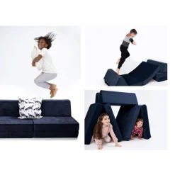 Go Coconut Half Modular Sofa - Midnight Tide
