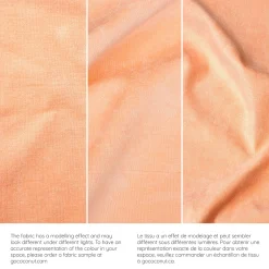 Go Coconut Half Modular Sofa - Peach Party