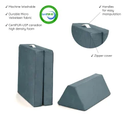 Go Coconut Half Modular Sofa - River Stone