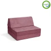 Go Coconut Kid'S Tables & Chairs>Half Modular Sofa - Rose Blush