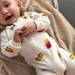 BOY Roche Ciseaux Hamburgers Pajamas Prem-30m