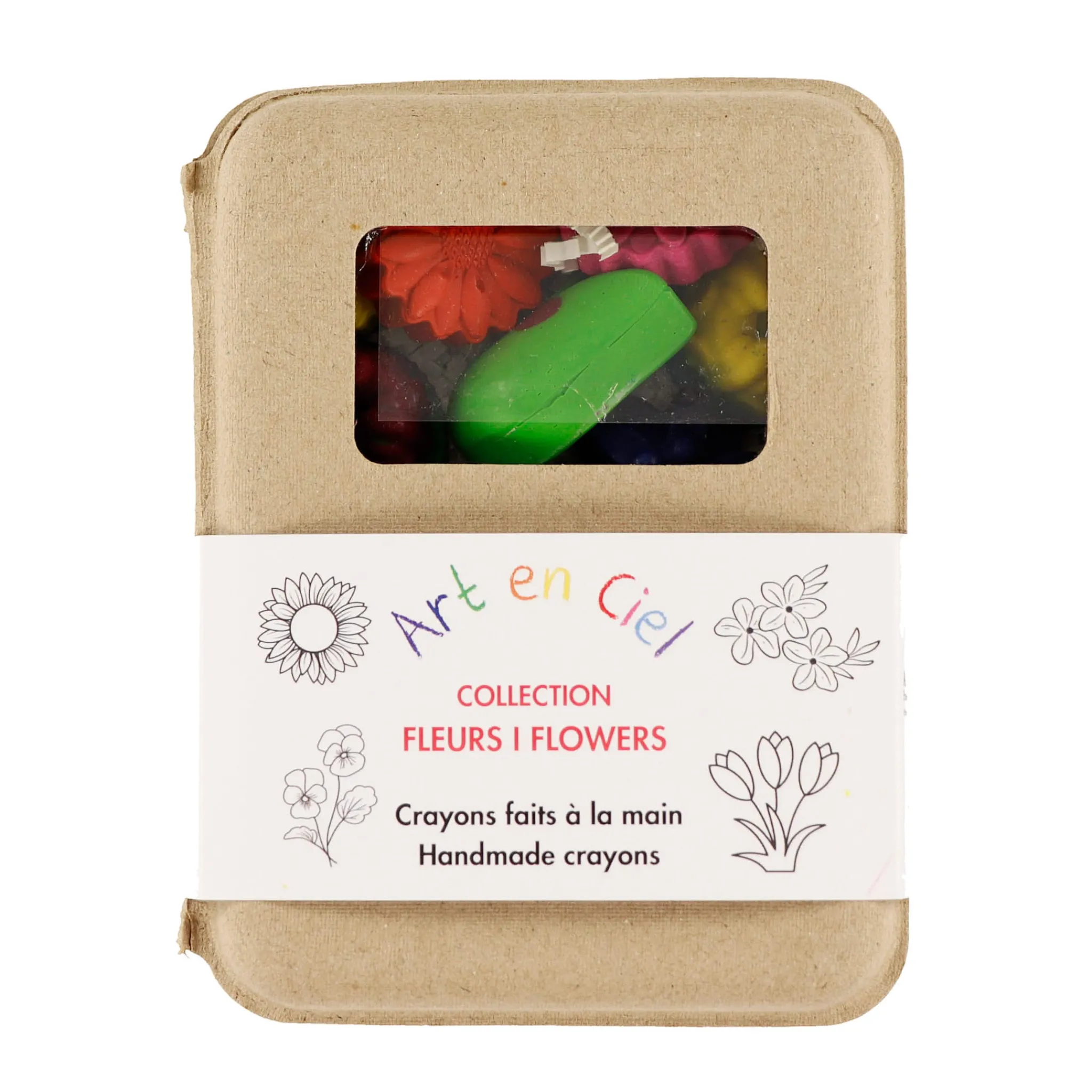 Kids Art en Ciel Diy & Activities>Handmade Crayons - Flowers