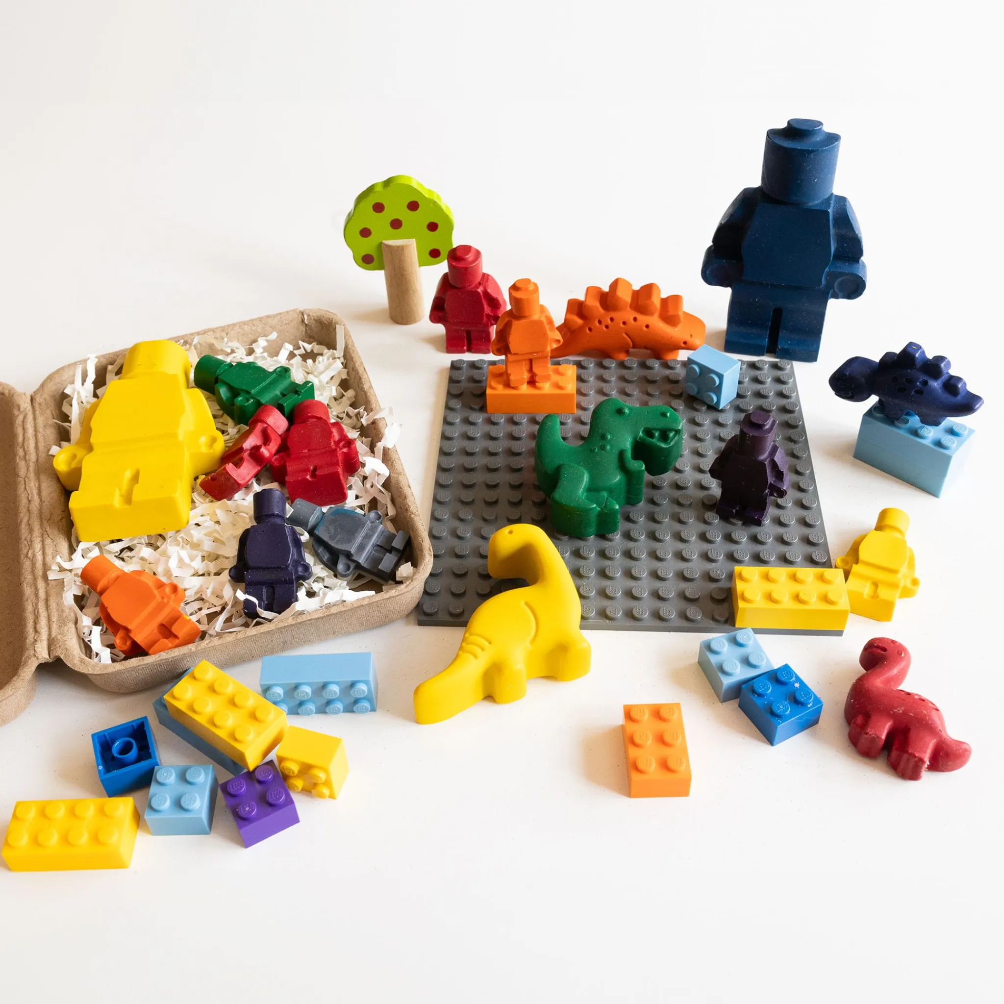 Kids Art en Ciel Diy & Activities>Handmade Crayons - Lego
