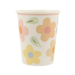 Meri Meri Party Supplies>Happy Flowers Cups (8)