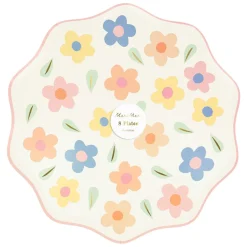 Meri Meri Happy Flowers Dinner Plates (8)