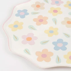Meri Meri Happy Flowers Dinner Plates (8)