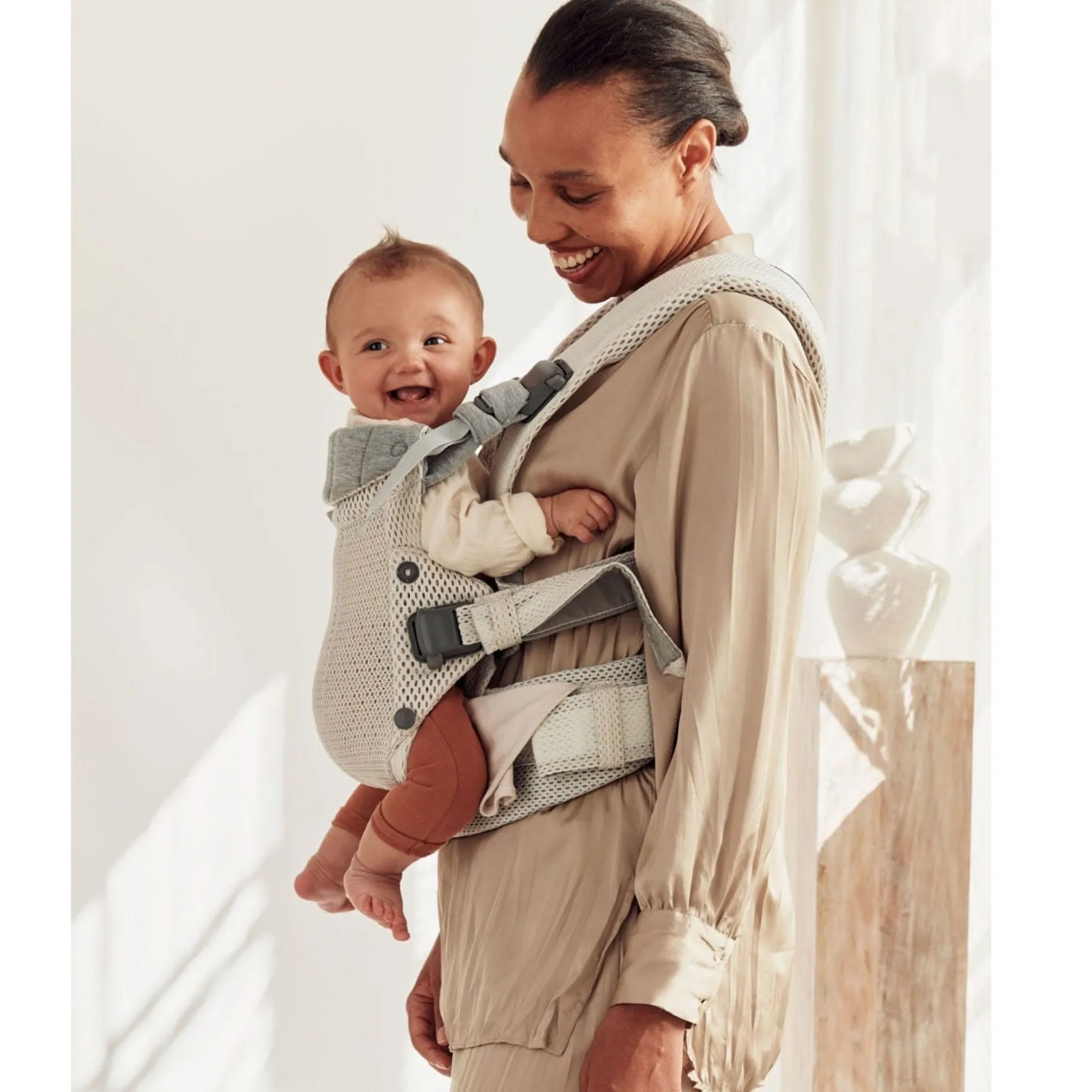 Babybjorn Outdoors & Travel|Baby Carriers>Harmony Baby Carrier - Cream 3D Mesh