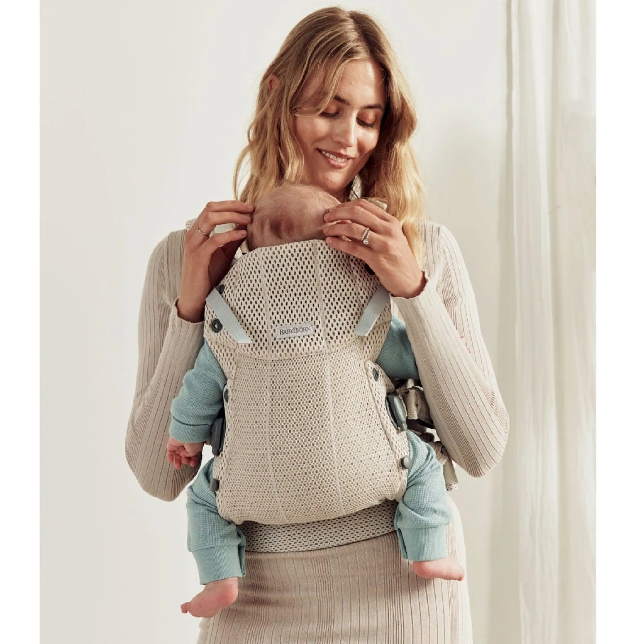Babybjorn Outdoors & Travel|Baby Carriers>Harmony Baby Carrier - Cream 3D Mesh