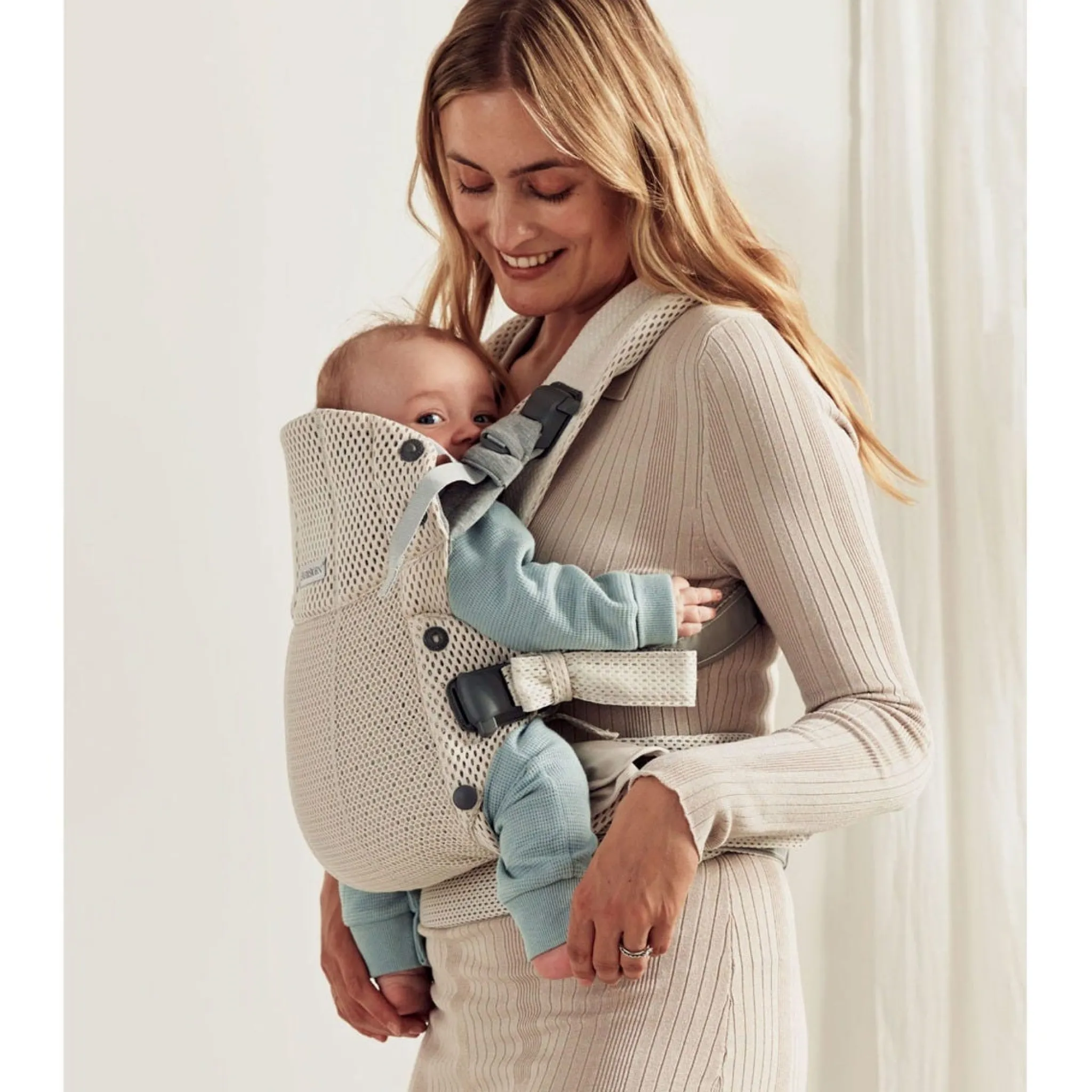 Babybjorn Outdoors & Travel|Baby Carriers>Harmony Baby Carrier - Cream 3D Mesh