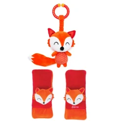 Kids Diono Car Seats & Booster Seats|Car Seats>Harness Soft Wrap+Toy - Fox