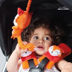 Kids Diono Car Seats & Booster Seats|Car Seats>Harness Soft Wrap+Toy - Fox