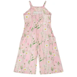 Kids Deux par Deux Hat Flowers Jumpsuit 7-10