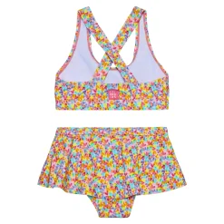 Kids Color Kids Heart Aop Uv Bikini 4-12
