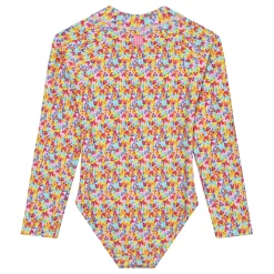 Kids Color Kids Swimsuits>Heart Aop Uv Swimsuit 2-12