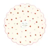 Meri Meri Party Supplies>Heart Pattern Side Plates (8)