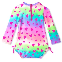 Hatley Swimsuits>Hearts Swimsuit 3-24m