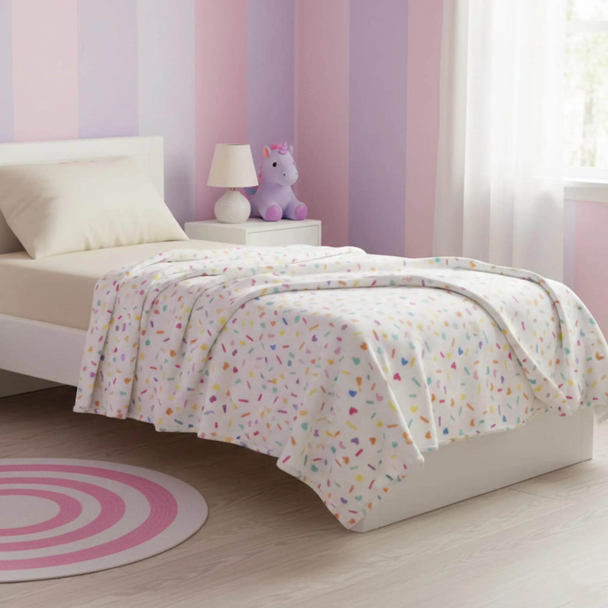 Kids Textile City inc Hearts-plush Blankets