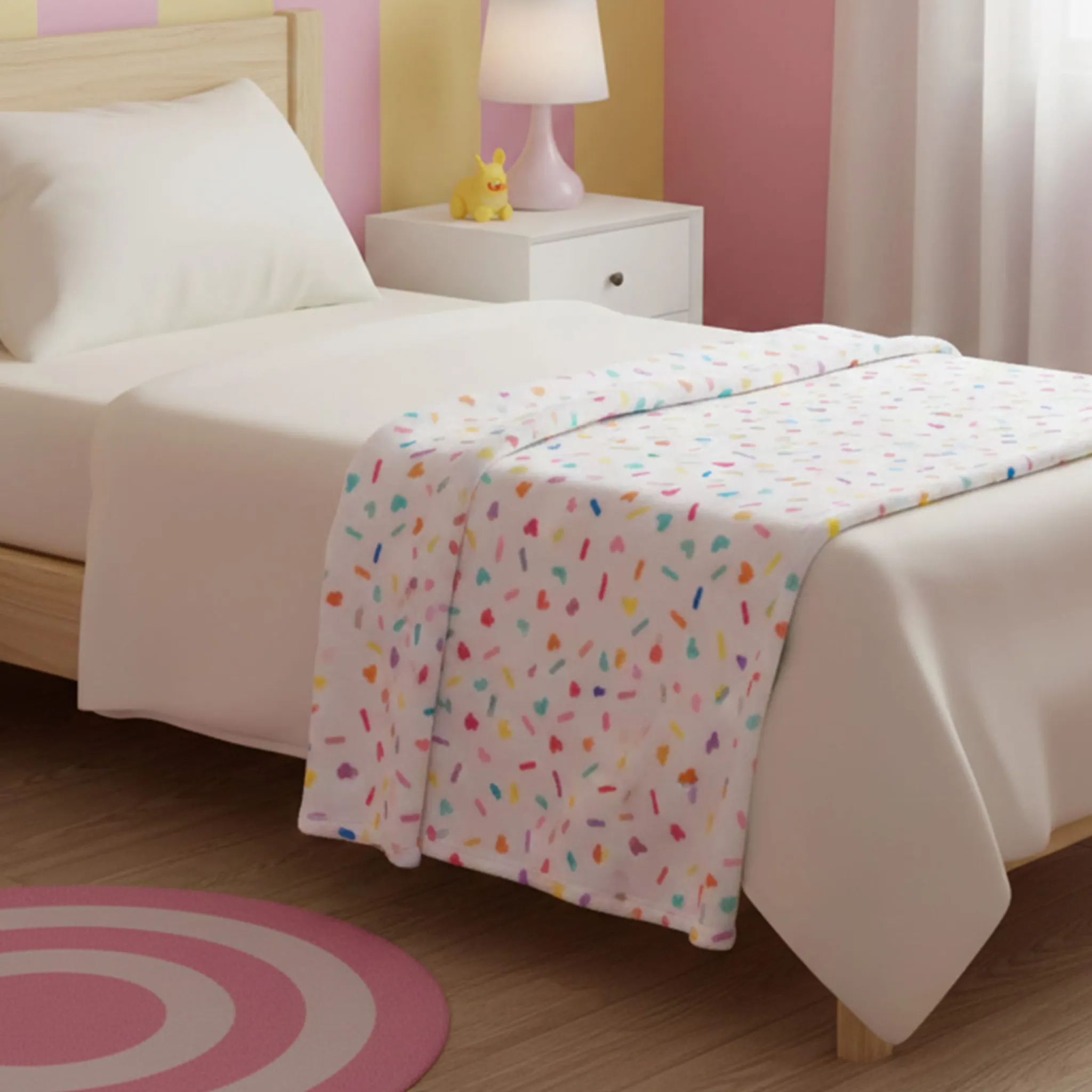 Kids Textile City inc Hearts-plush Blankets