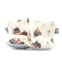 Bebe O Chaud Slippers>Hedgehog Velux Slippers 6-18m