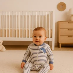 BOY Bebe Confort Pajamas|Pyjamas>Hedgehogs Striped Pajamas 0-30