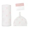 Kids Lulujo Blankets|Blankets>Hello World Blanket&knotted Ha