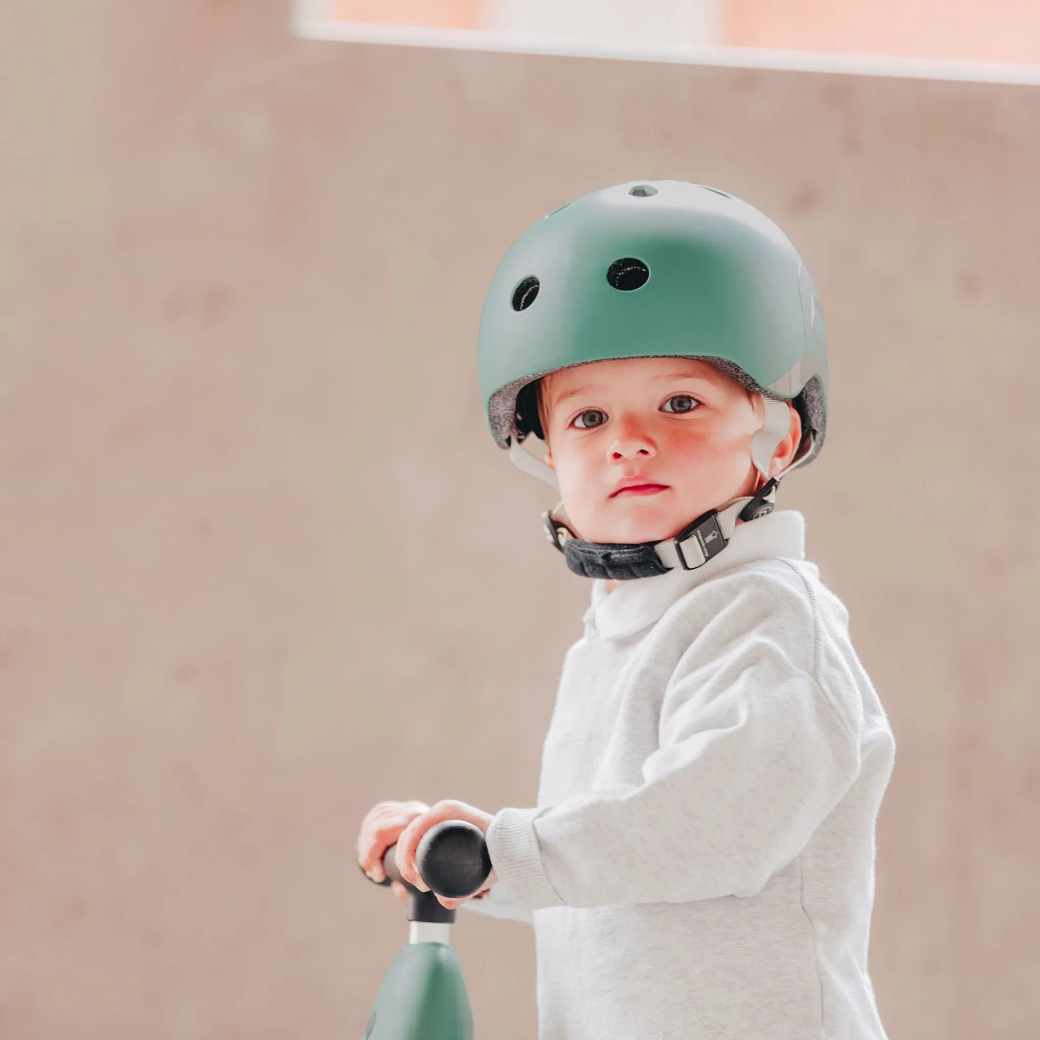 Kids Scoot and Ride Helmet 45-51cm - Forest