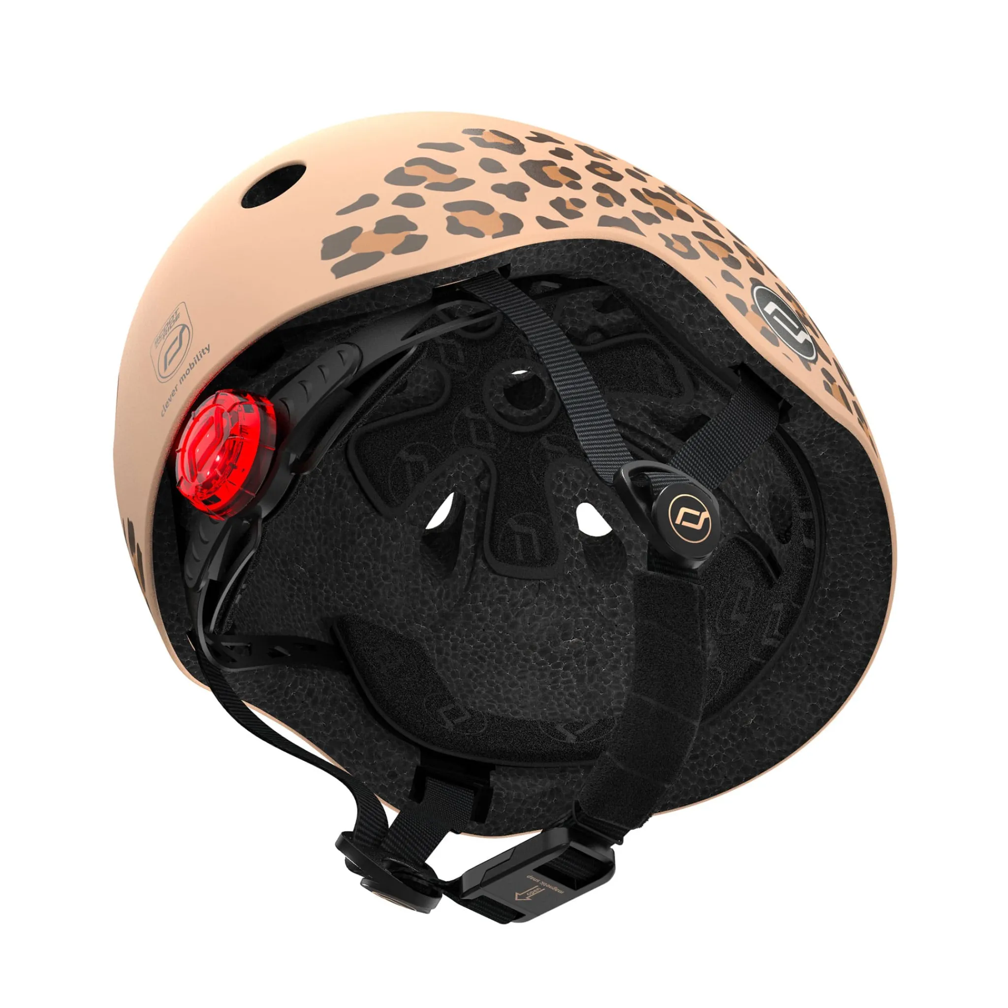 Kids Scoot and Ride Helmet 45-51cm - Leopard