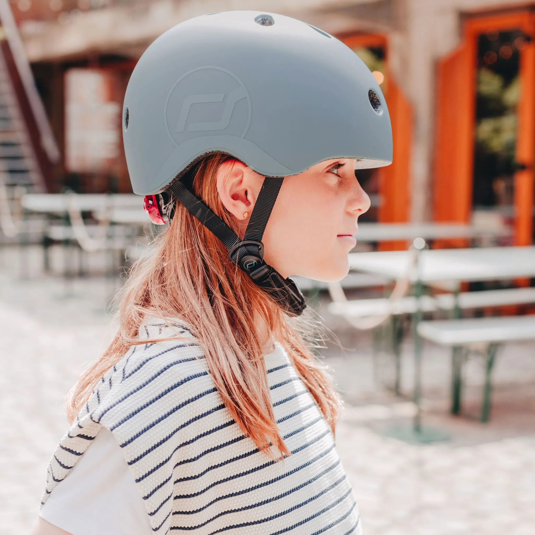 Kids Scoot and Ride Helmet 51-55cm - Steel