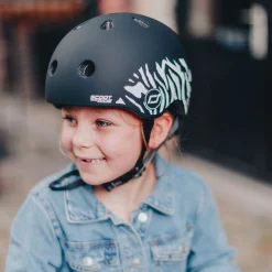 Kids Scoot and Ride Bikes And Accessories|Summer Activities>Helmet 45-51cm - Zebra