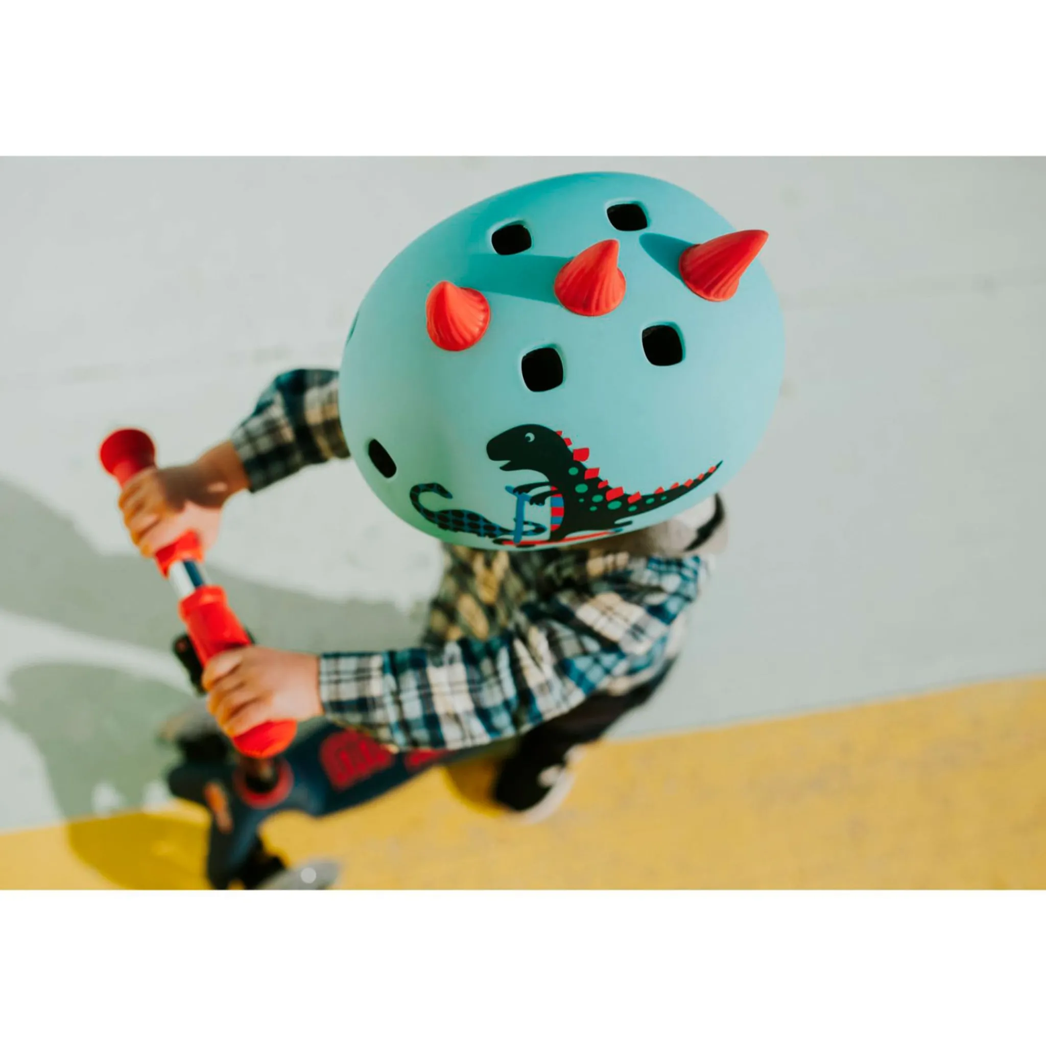 Kids Micro Bikes And Accessories|Summer Activities>Helmet V2 Scootersaurus 3D Small