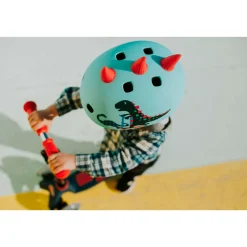 Kids Micro Helmet V2 Scootersaurus 3D Medium
