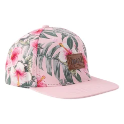 Kids Deux par Deux Hats & Caps>Hibiscus Cap 3-14