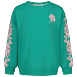 Kids Roxy Fleeces And Sweatshirts|Tops>Hibiscus Oversized Crew 7-16