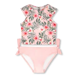 Kids Deux par Deux Swimsuits>Hibiscus Tankini 7-12