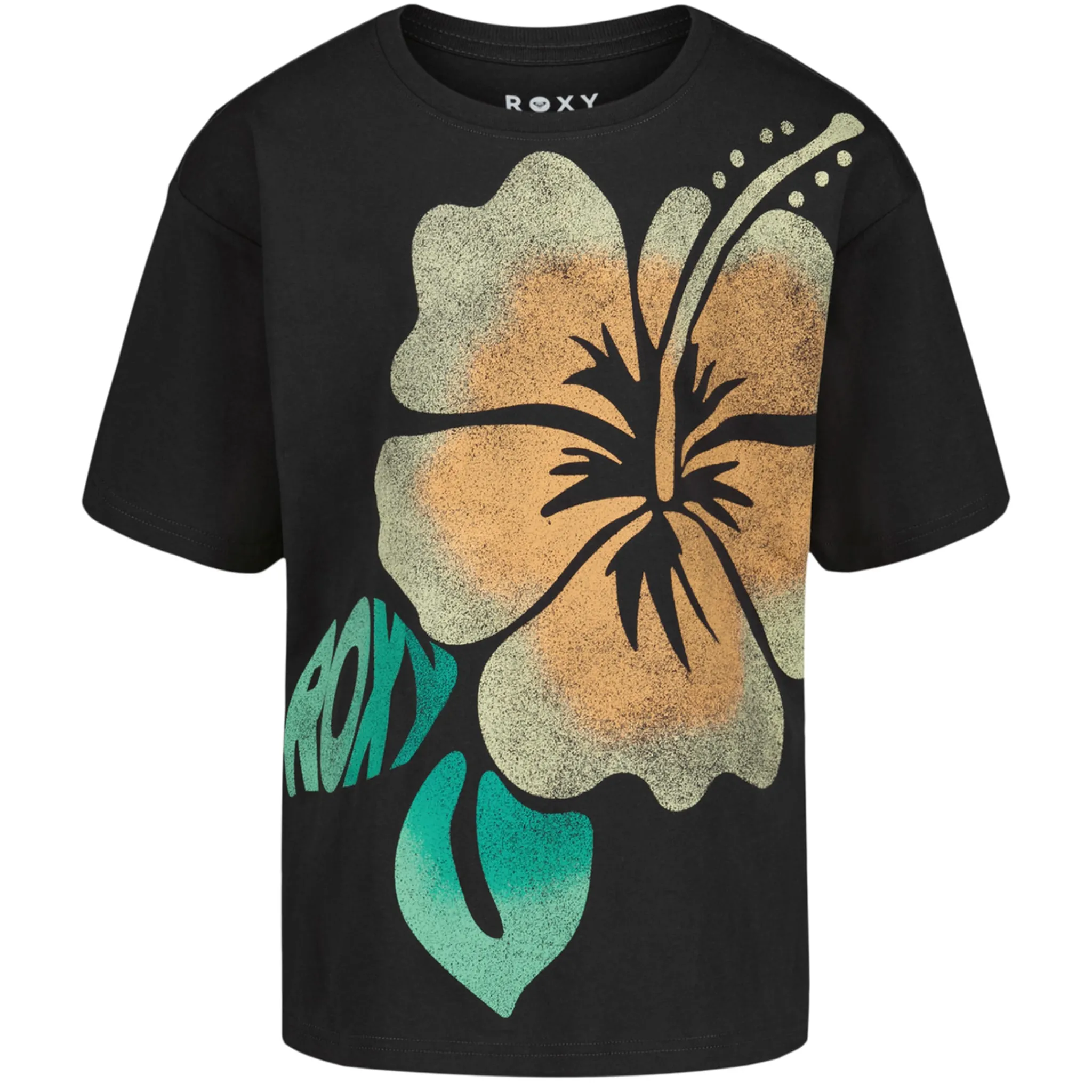 Kids Roxy Tops>Hibiscus T-shirt 7-16