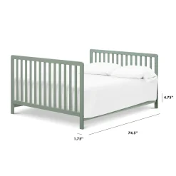 Million Dollar Baby Hidden Hardware Full Size Bed Conversion Kit - Sage