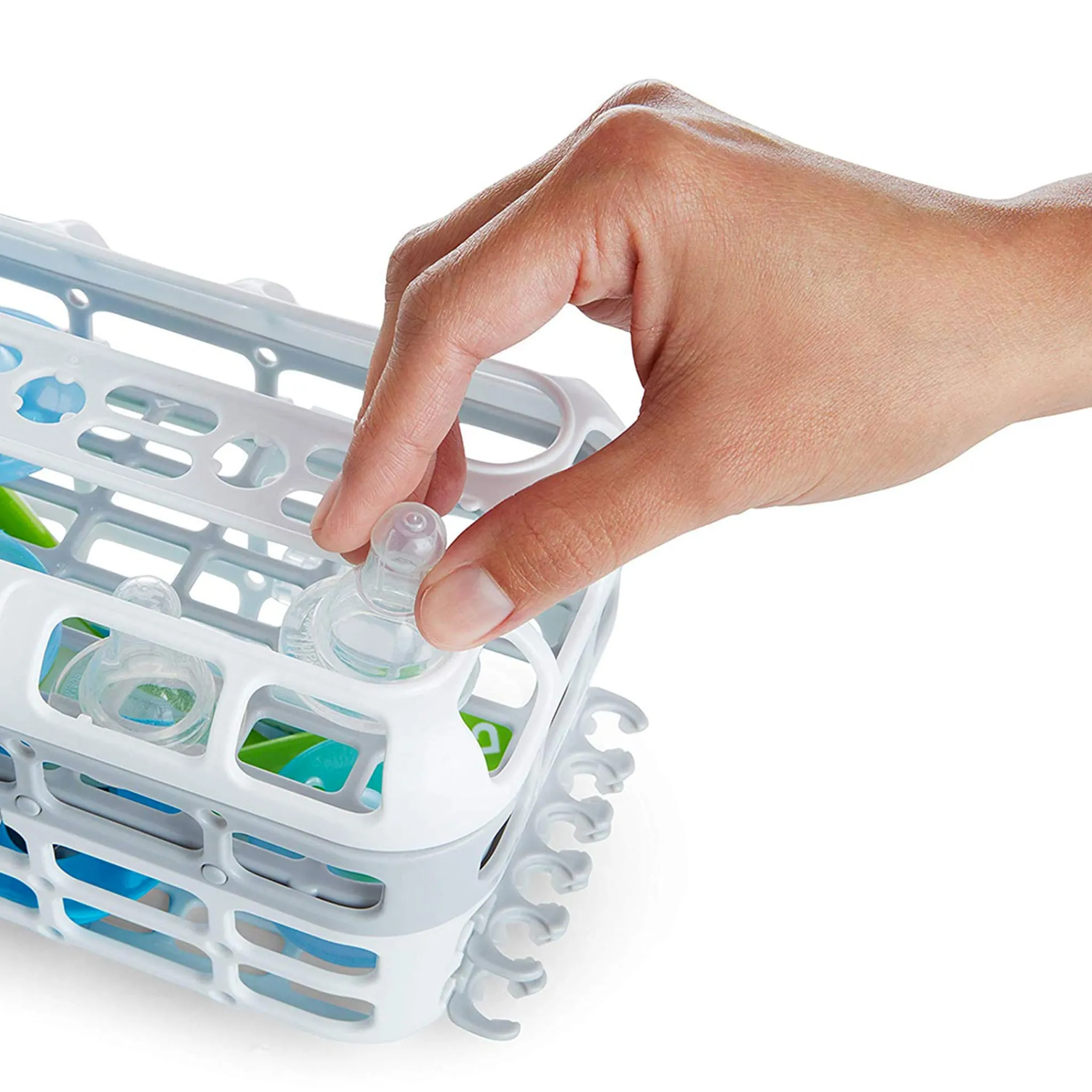 Kids Munchkin Cleaning & Food Preparation|Cleaning & Sterilizing>High Capacity Dishwasher Basket - Grey