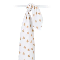 Kids Lulujo Highland Cow- cotton Muslin Swaddle