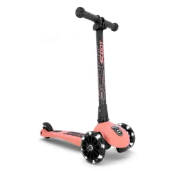 Kids Scoot and Ride Highwaykick 3 Led Scooter - Peach