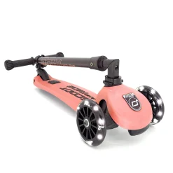 Kids Scoot and Ride Highwaykick 3 Led Scooter - Peach
