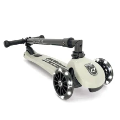 Kids Scoot and Ride Highwaykick 3 Led Scooter - Ash