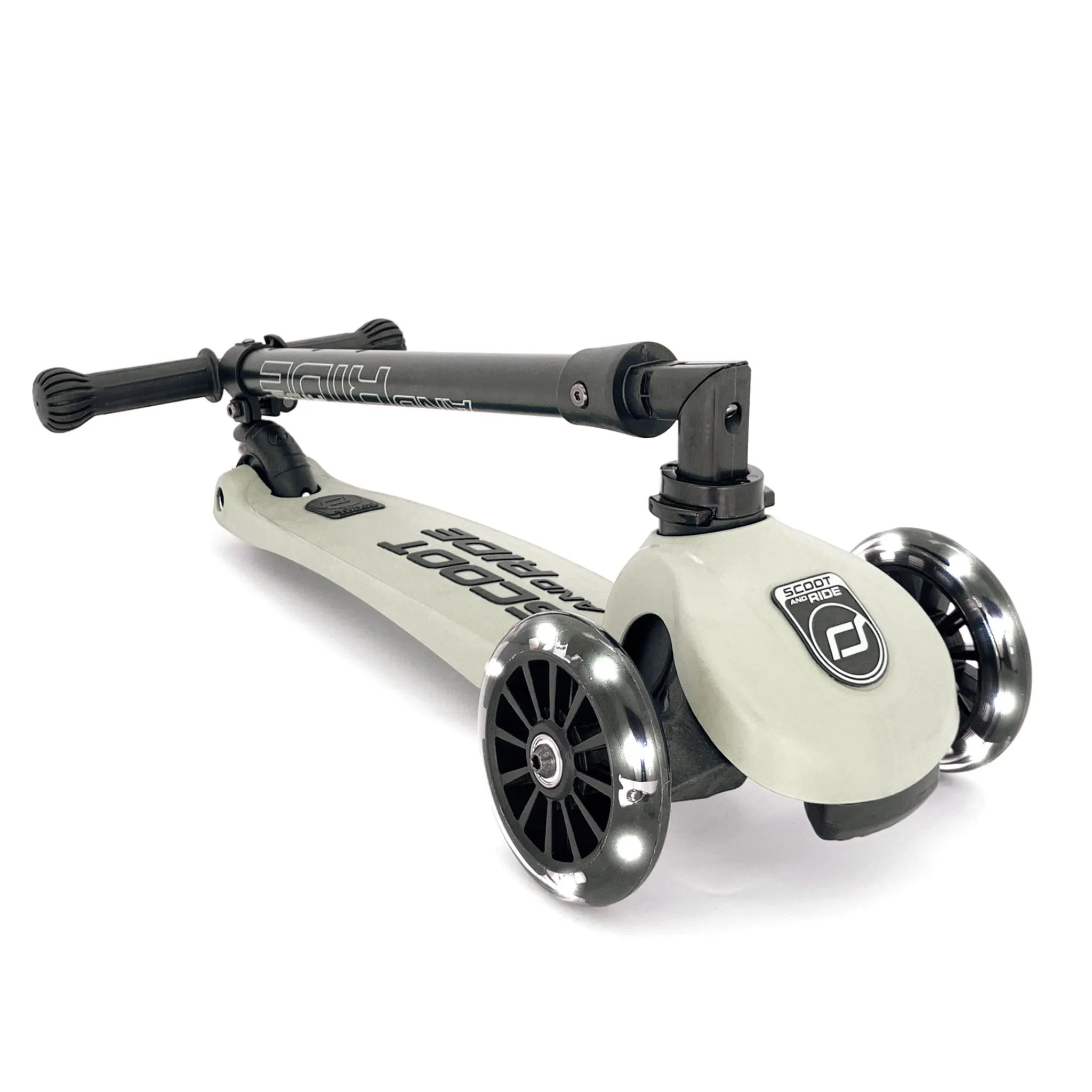 Kids Scoot and Ride Highwaykick 3 Led Scooter - Ash